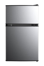 3.2 Cu Ft 2-Door Compact Refrigerator - Dorm Room Essentials