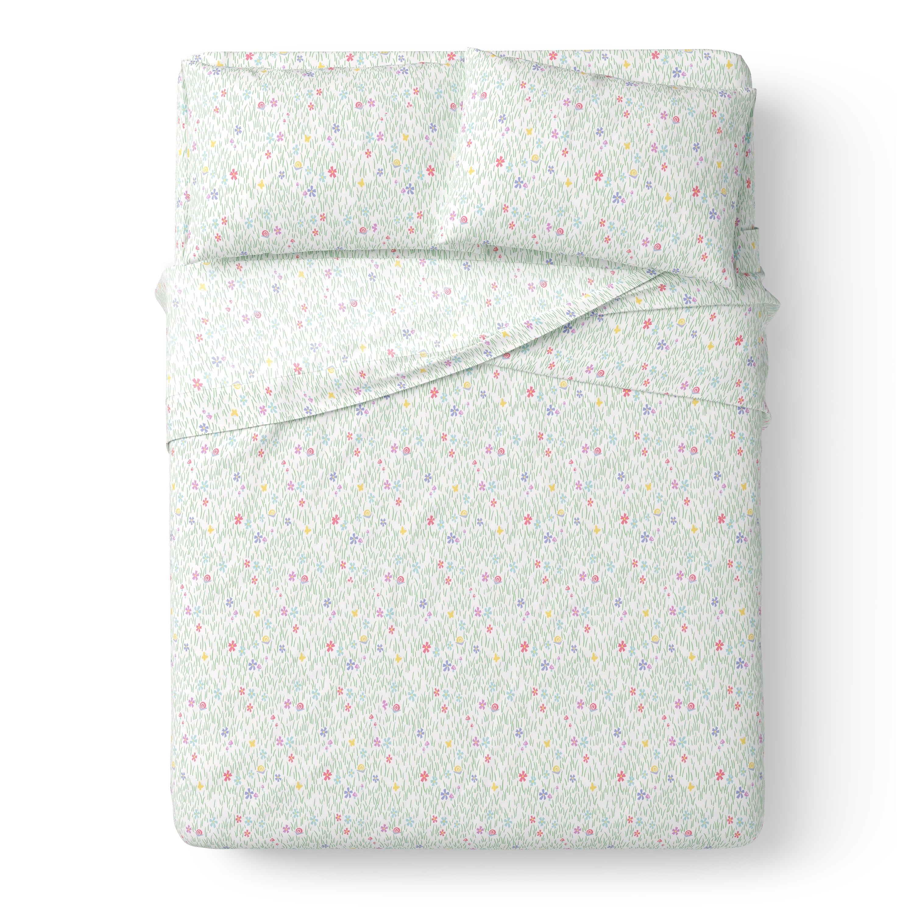 Kids 100% Cotton Percale Bed Sheet Set - Soft Bed Sheet Set