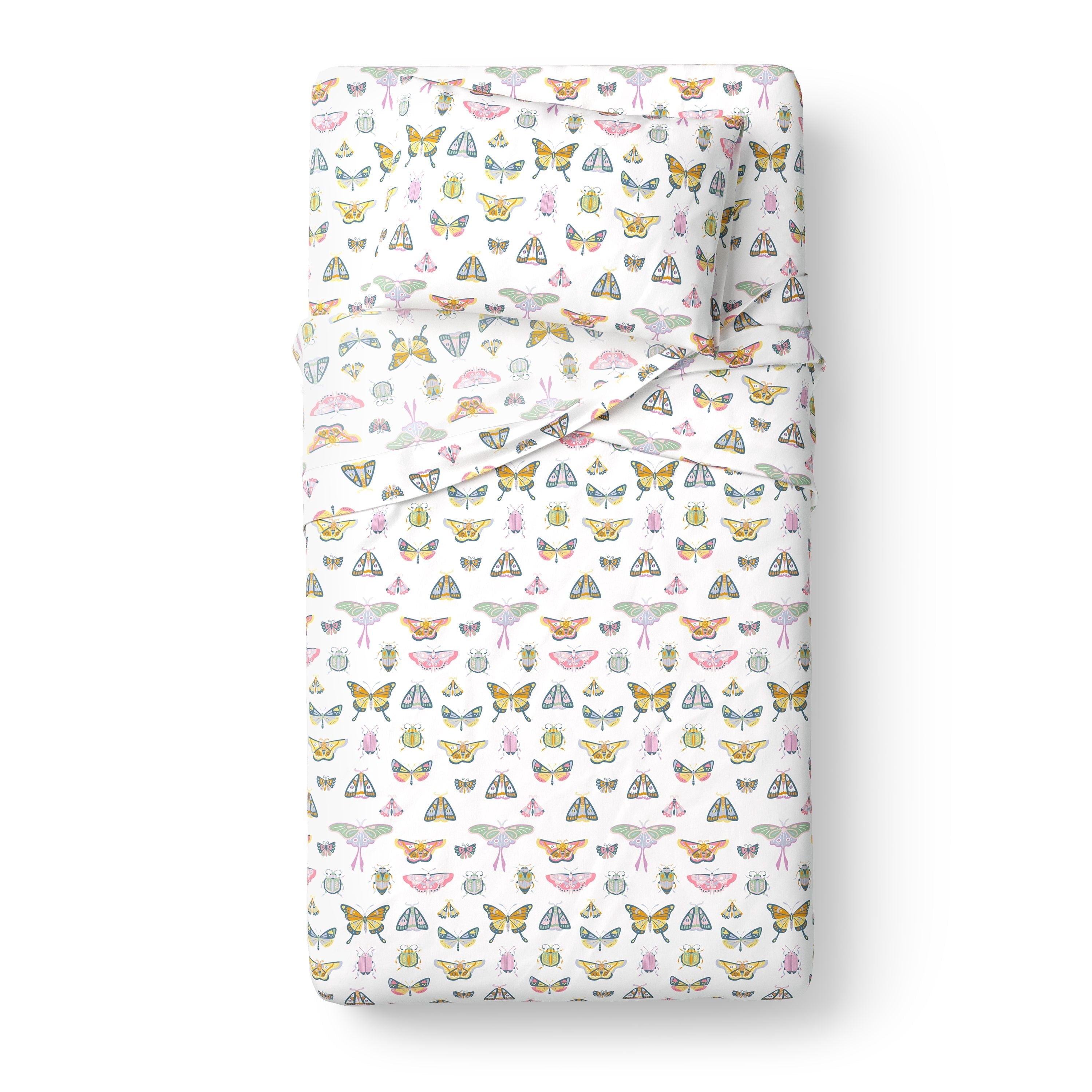 Kids 100% Cotton Percale Bed Sheet Set - Soft Bed Sheet Set