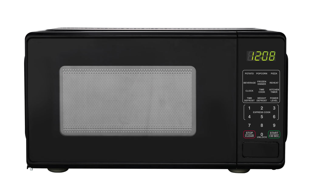 0.7 Cu ft Countertop Microwave Oven, - Dorm Room Essentials