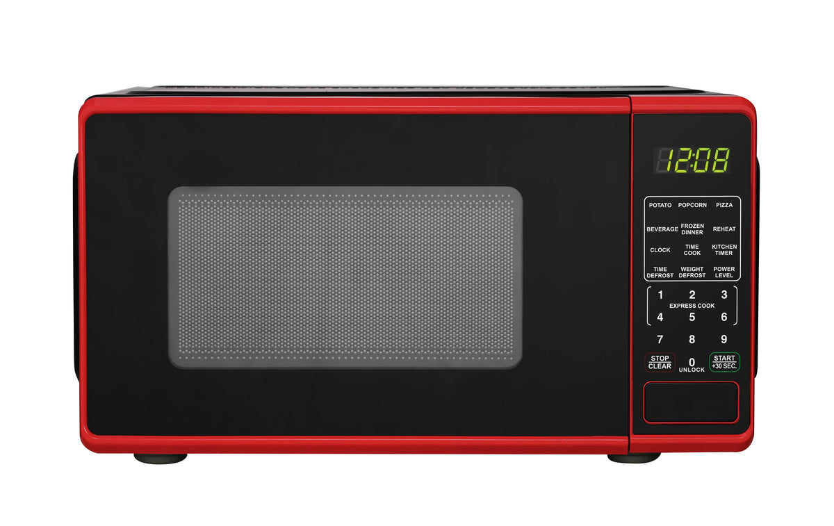0.7 Cu ft Countertop Microwave Oven, - Dorm Room Essentials