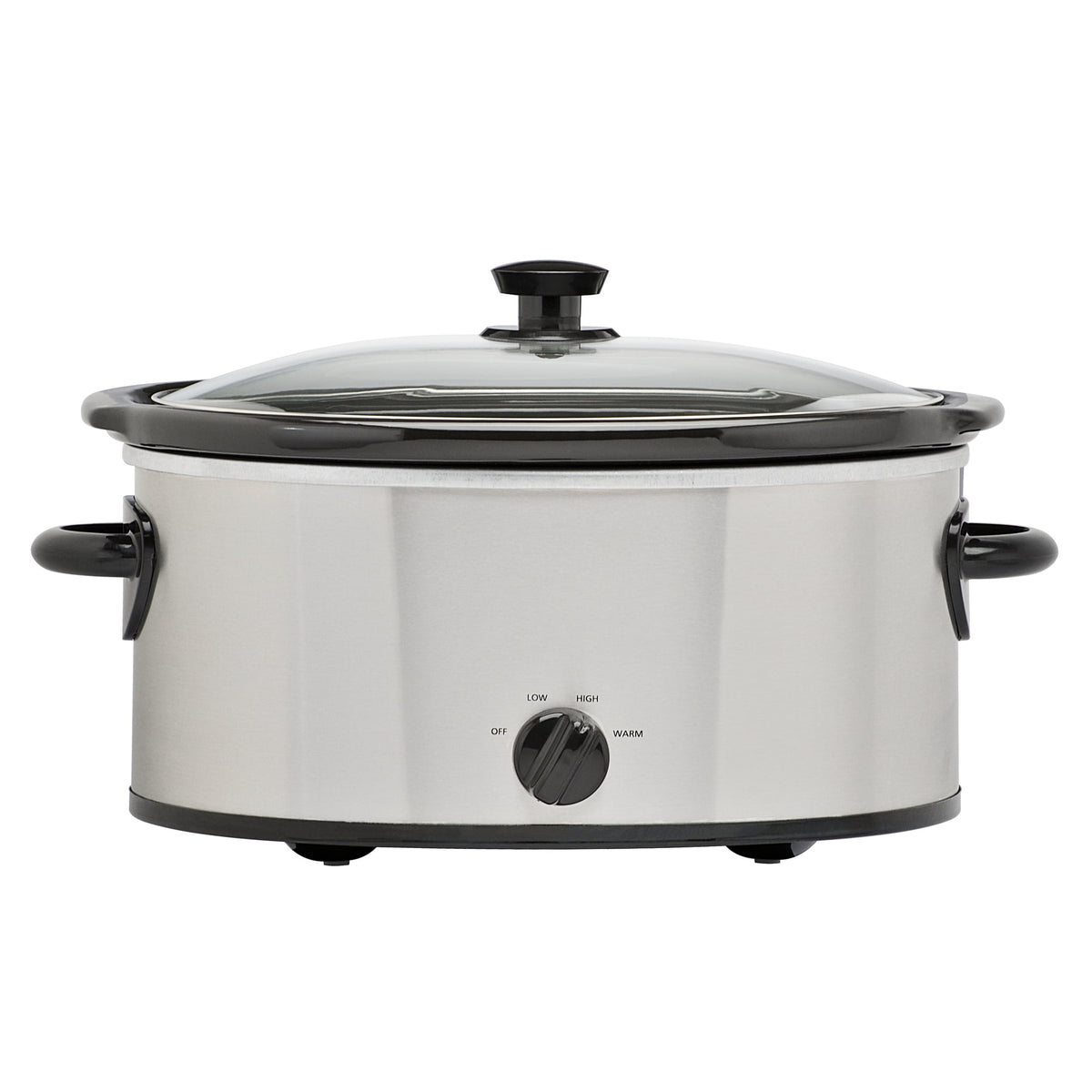 6 Quart Oval Slow Cooker, with - Kitchen Essentials