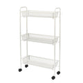 Slim 3-Tier Rolling Bathroom Storage - Cotton Bath Towel Set