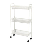 Slim 3-Tier Rolling Bathroom Storage - Cotton Bath Towel Set