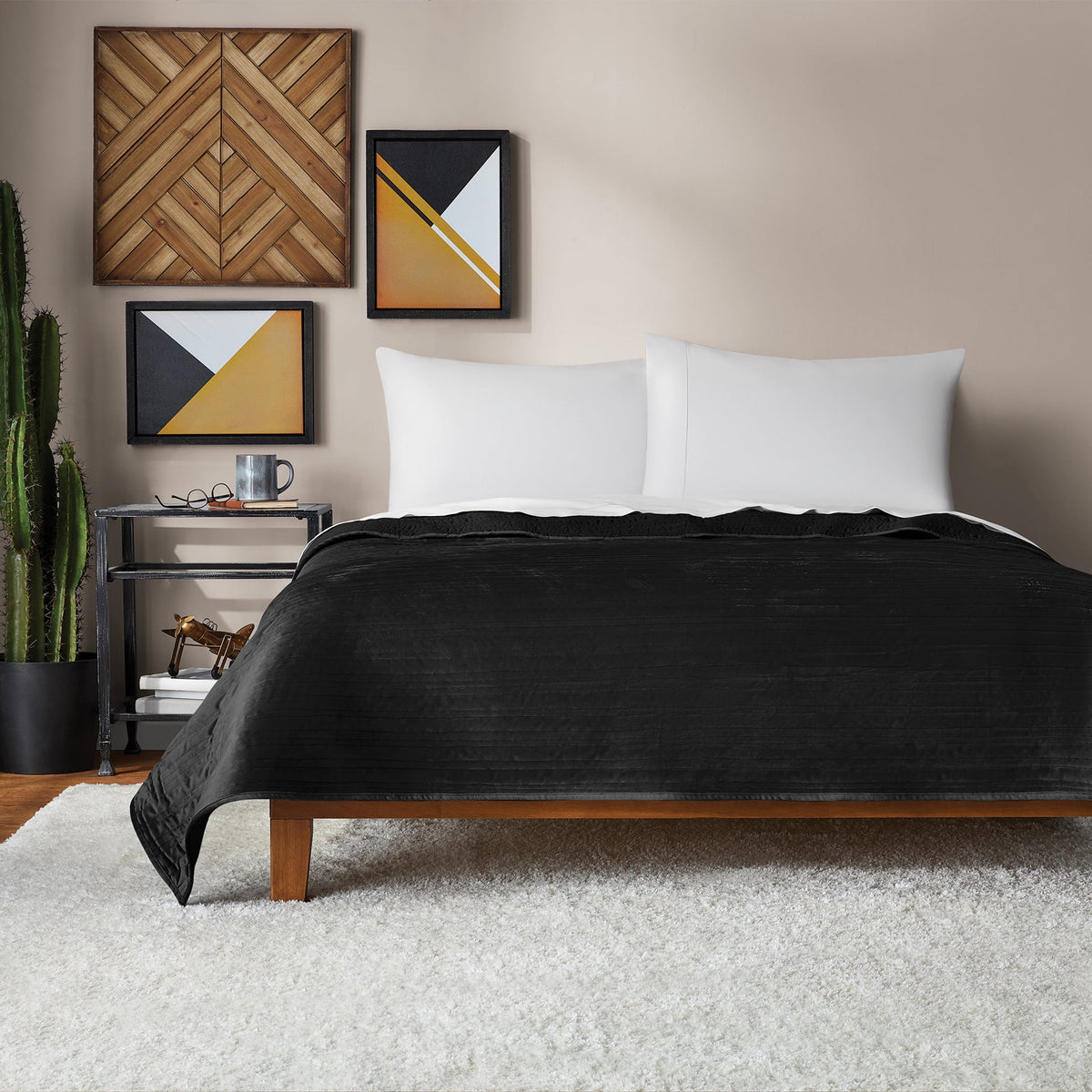 Soft Velvet Quilt - Microfiber Quilt Set