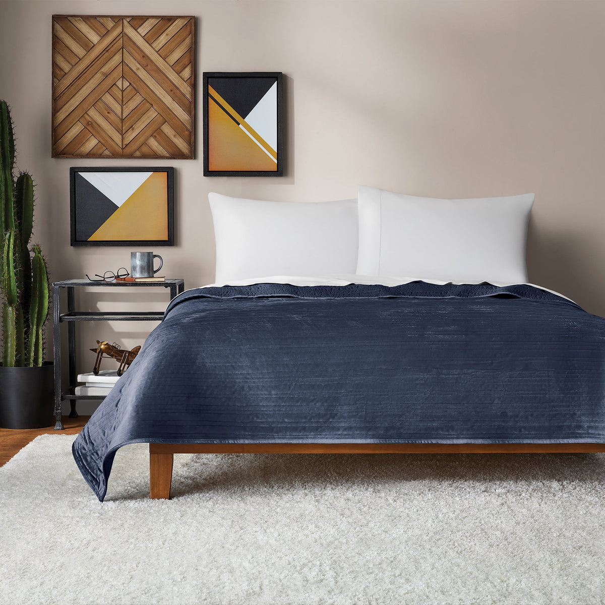 Soft Velvet Quilt - Microfiber Quilt Set