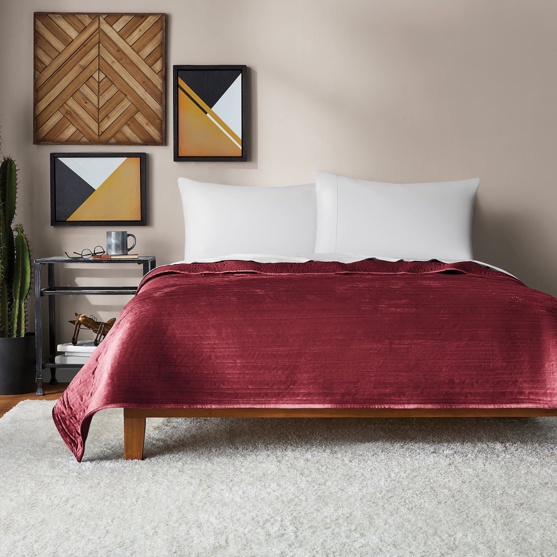 Soft Velvet Quilt - Microfiber Quilt Set