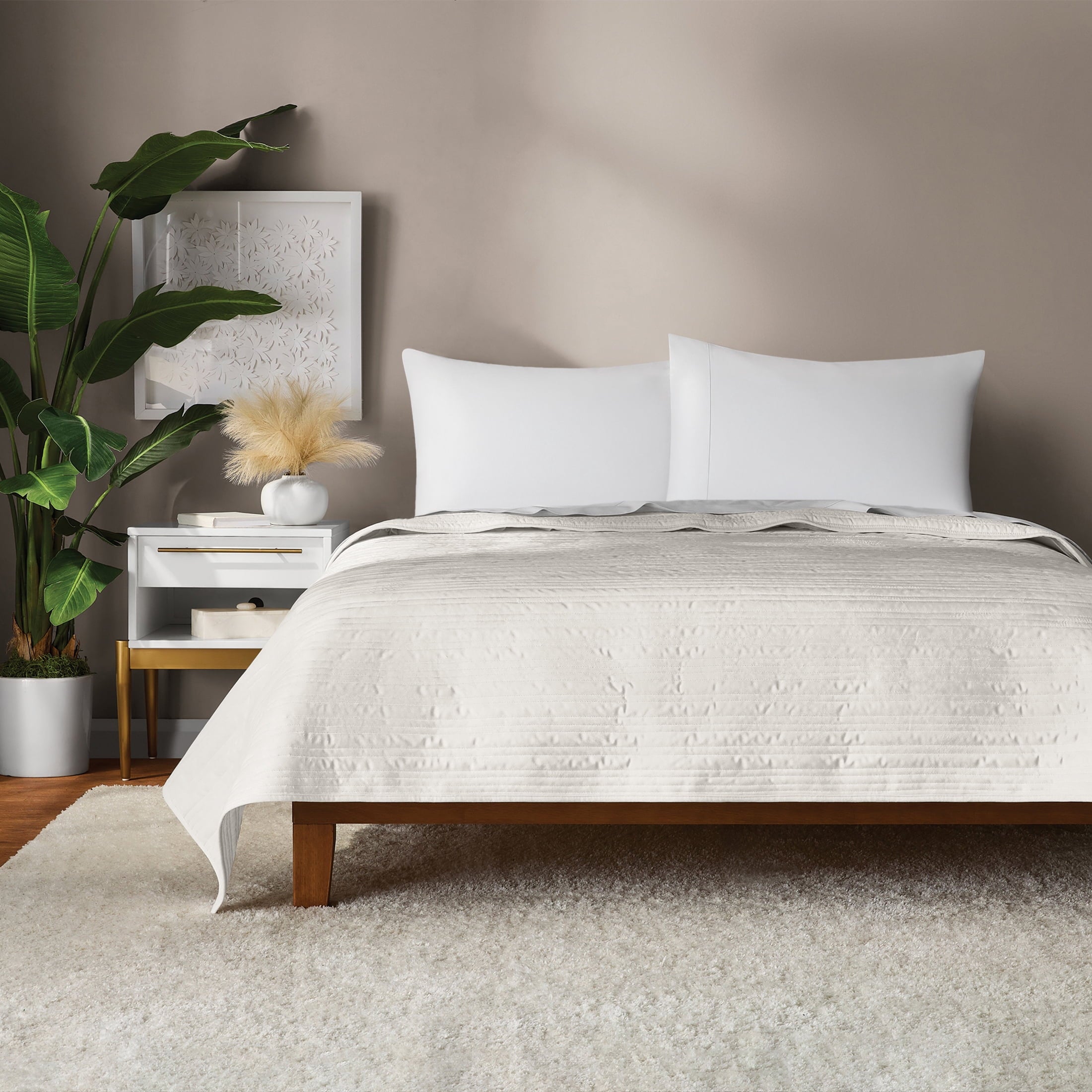Soft Velvet Quilt - Microfiber Quilt Set