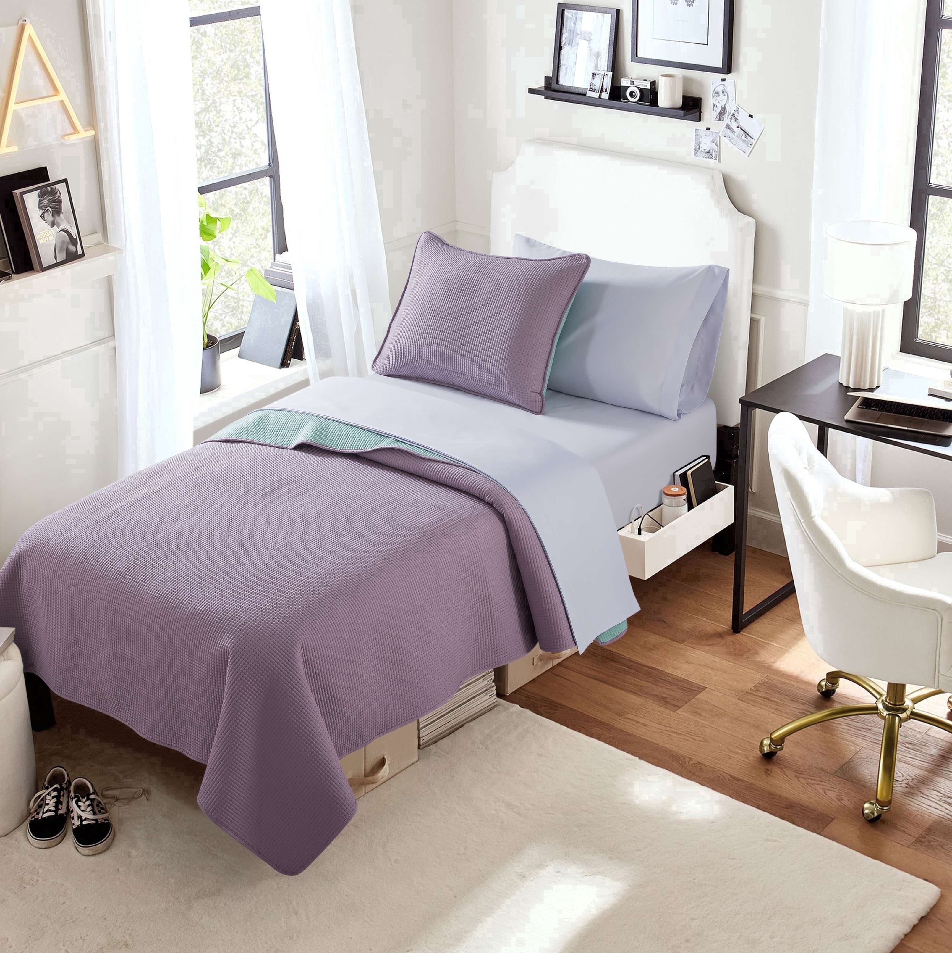 2-Piece Pinsonic Quilt Set, Flora, - Microfiber Quilt Set