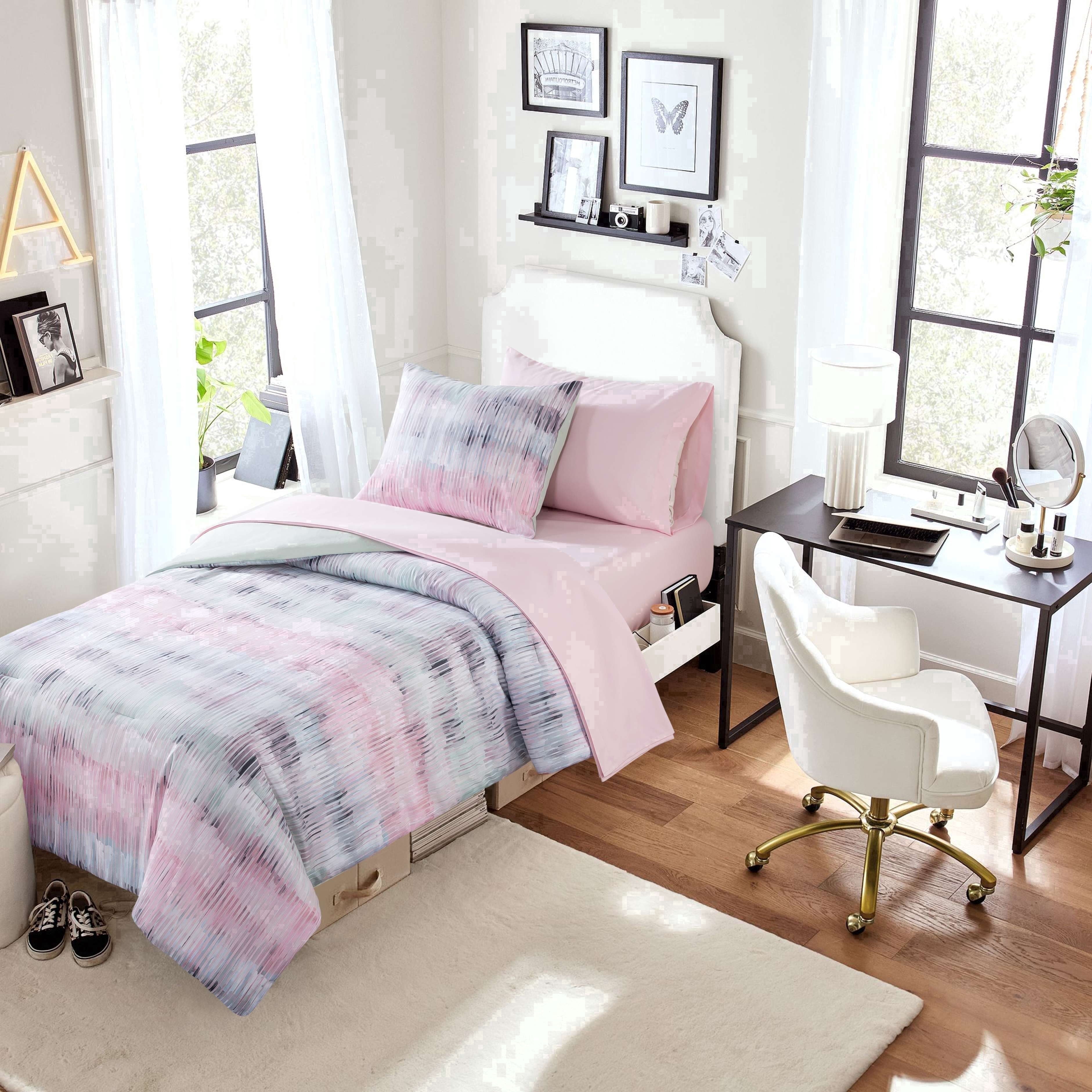 2-Piece Reversible Comforter Set, - Comforter Set