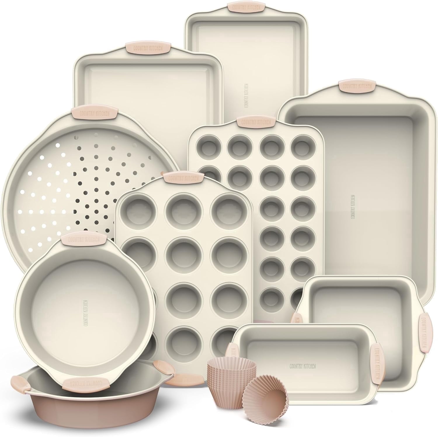 Bakeware Set, 10-Piece Nonstick - Kitchen Essentials