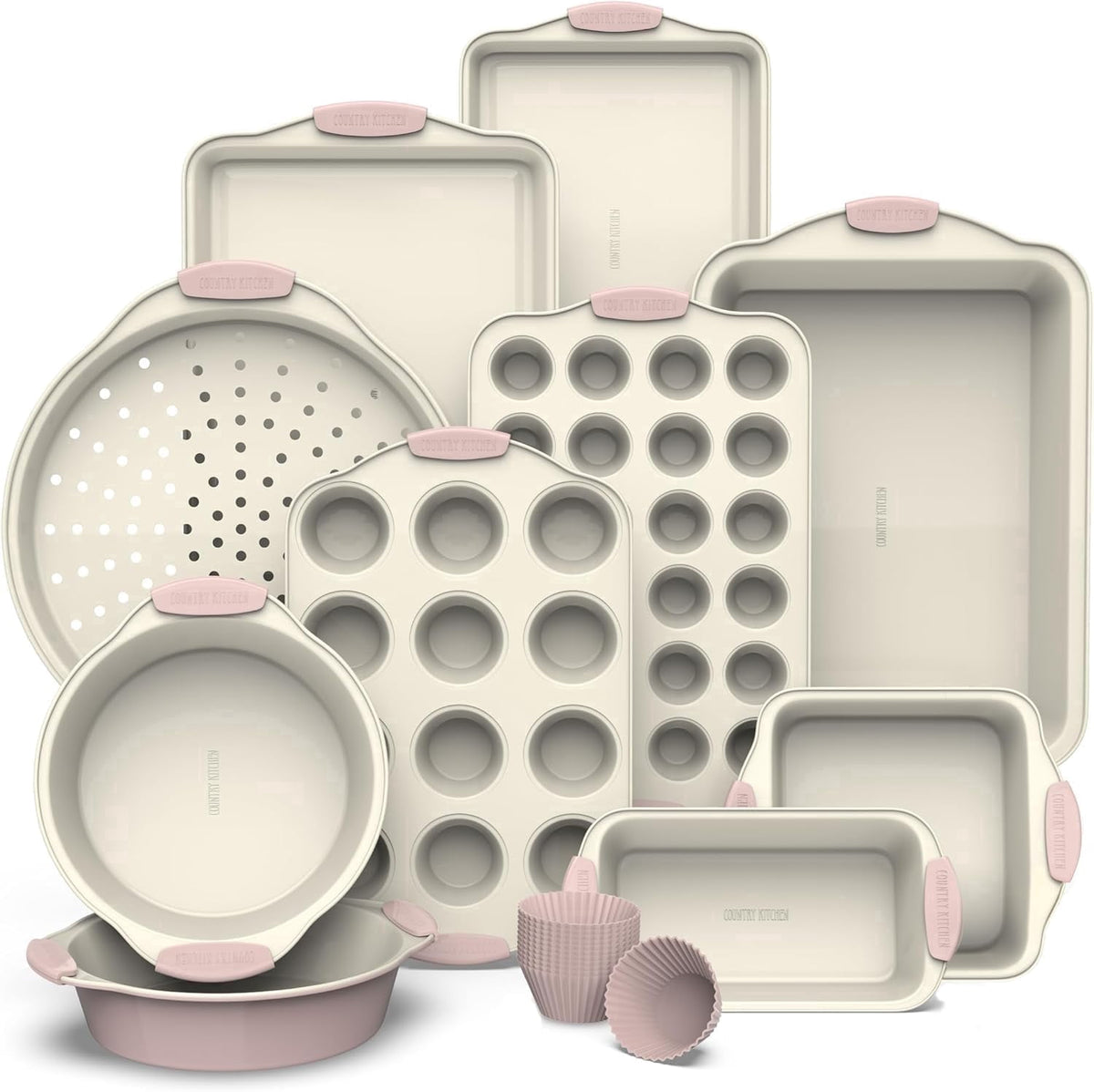 Bakeware Set, 10-Piece Nonstick - Kitchen Essentials