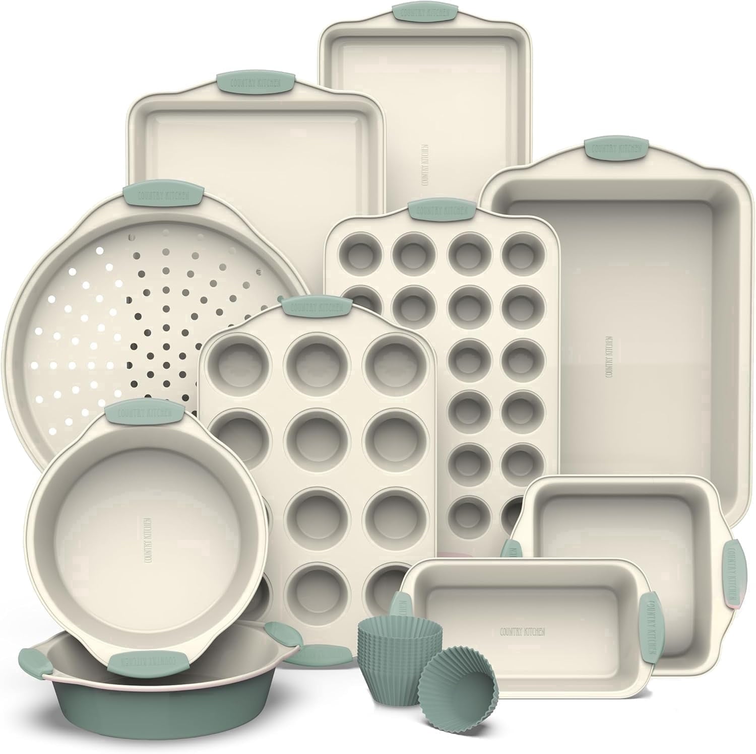 Bakeware Set, 10-Piece Nonstick - Kitchen Essentials