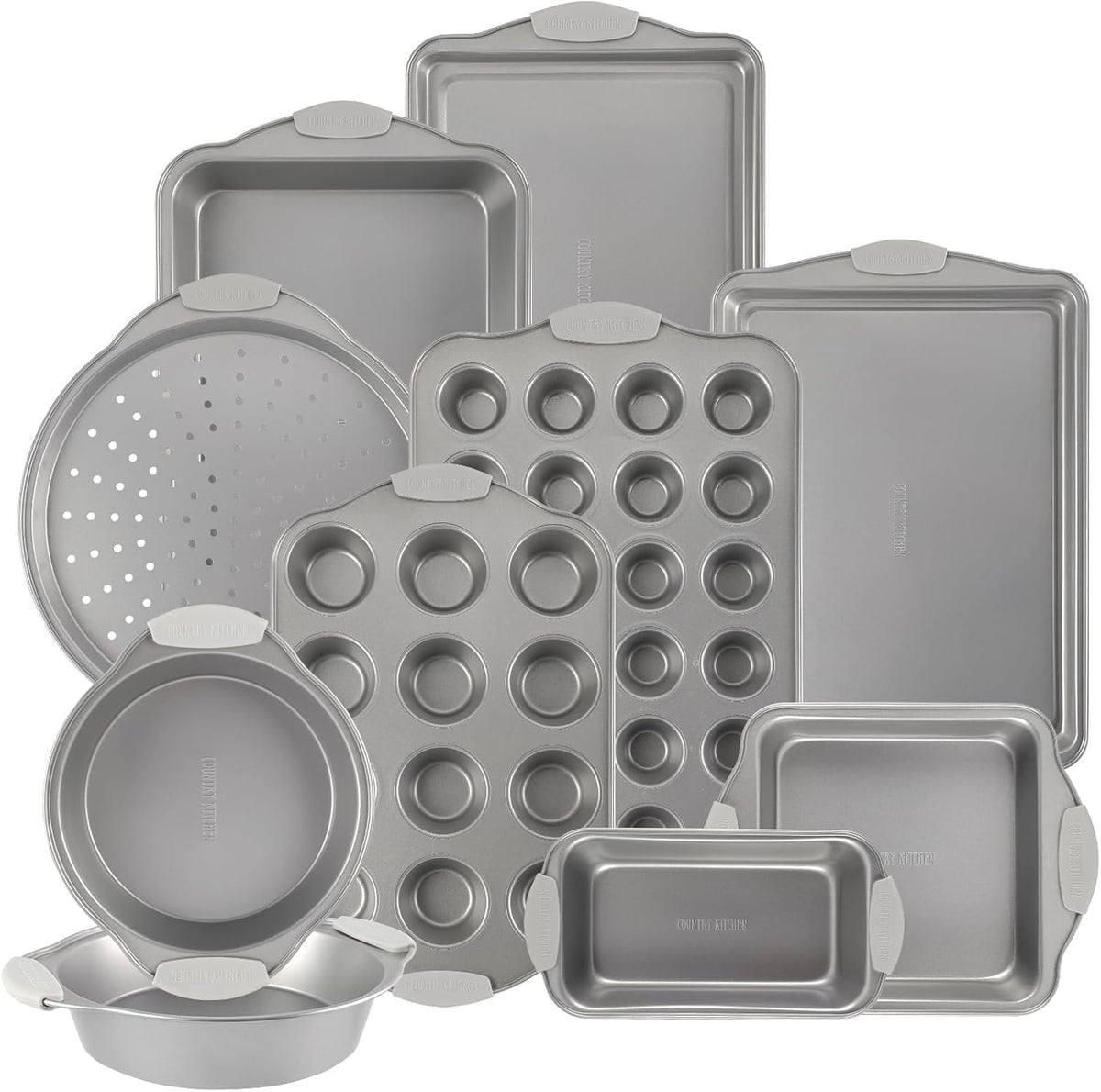 Bakeware Set, 10-Piece Nonstick - Kitchen Essentials