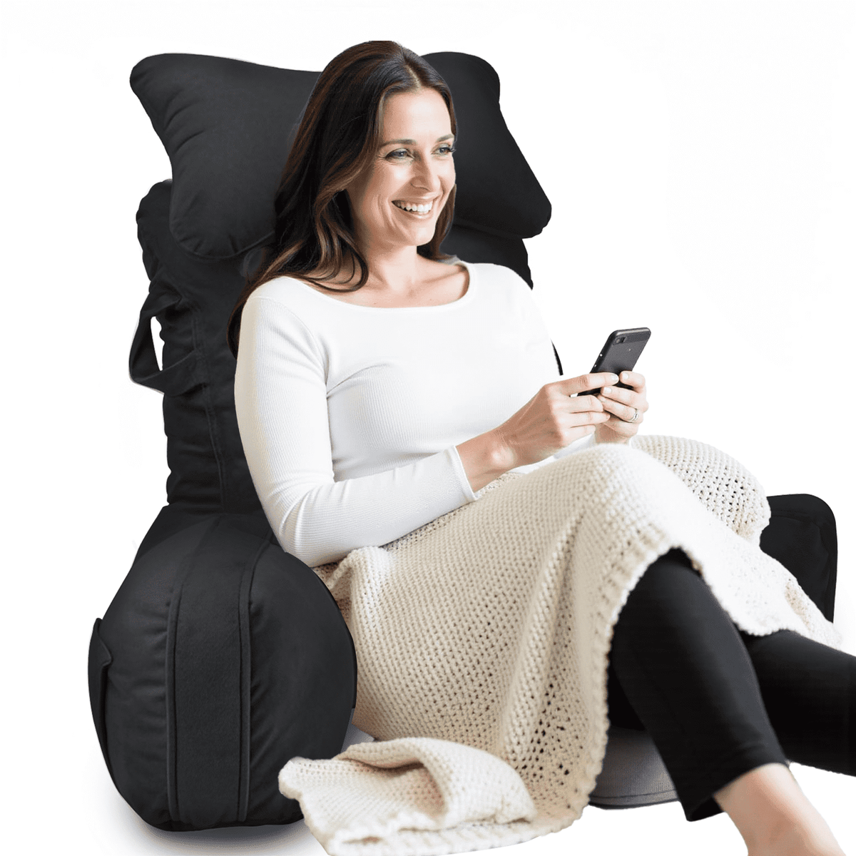 PHOGARY 31inch Reading Pillow for Bed - Reading Pillow