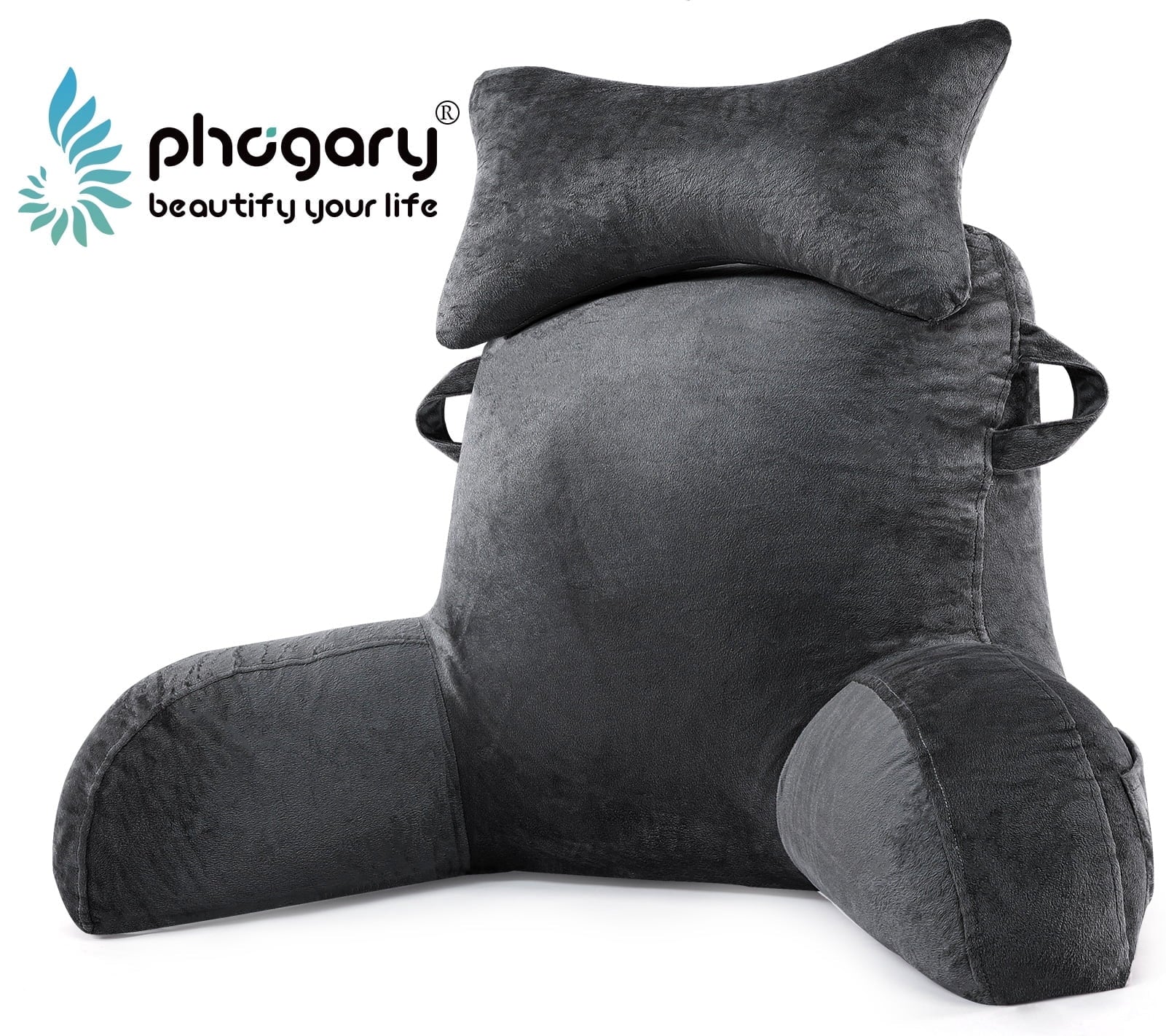 PHOGARY 31inch Reading Pillow for Bed - Reading Pillow