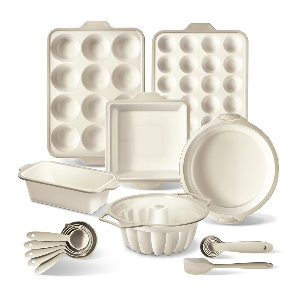 COOK WITH COLOR 17-Pc Silicone Baking - Kitchen Essentials