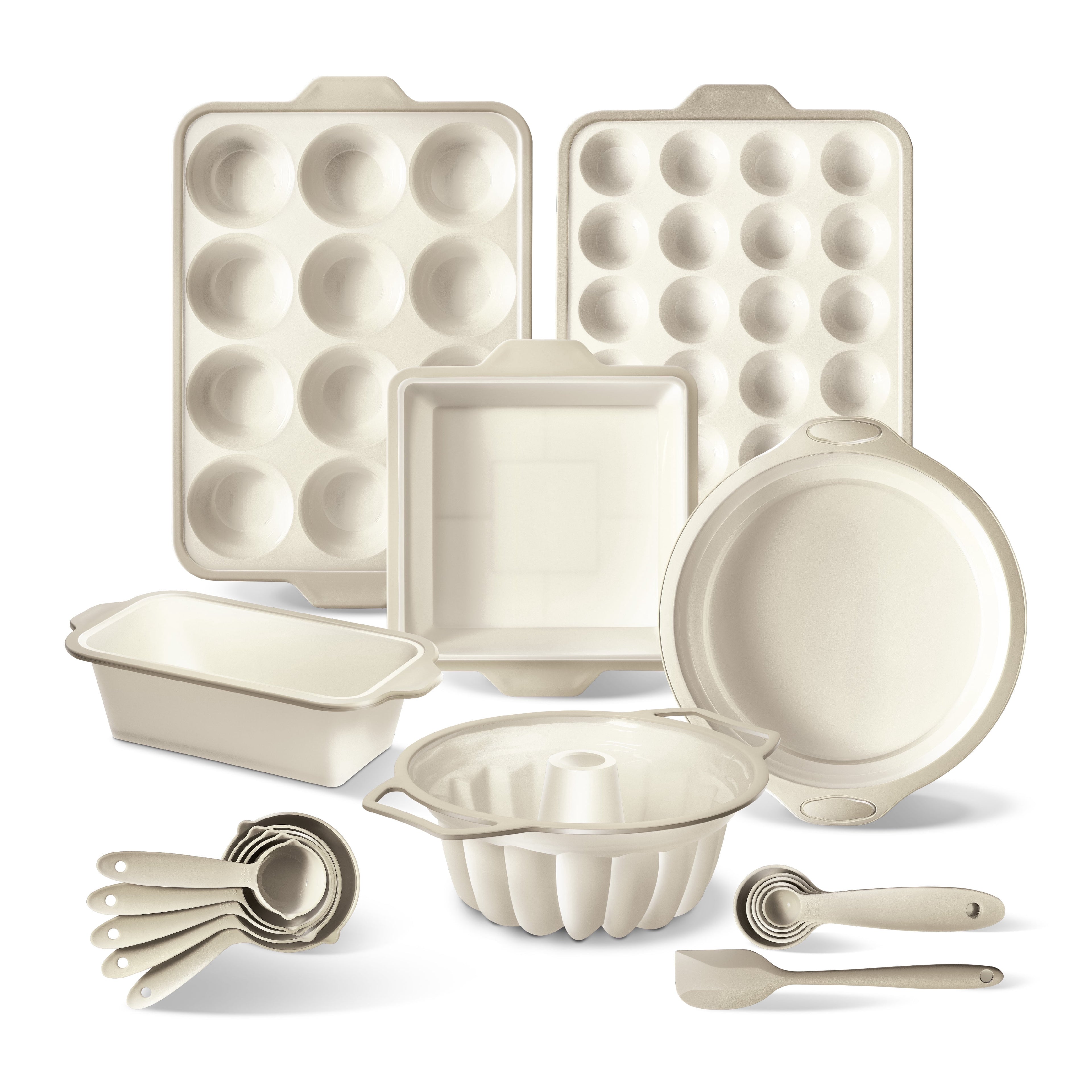 COOK WITH COLOR 17-Pc Silicone Baking - Kitchen Essentials