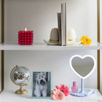 11.26" Tall Light Blue Plastic Frame - Full Length Mirror