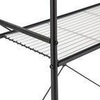 Over-the-Toilet Steel Storage Unit with - Bookcase Shelf