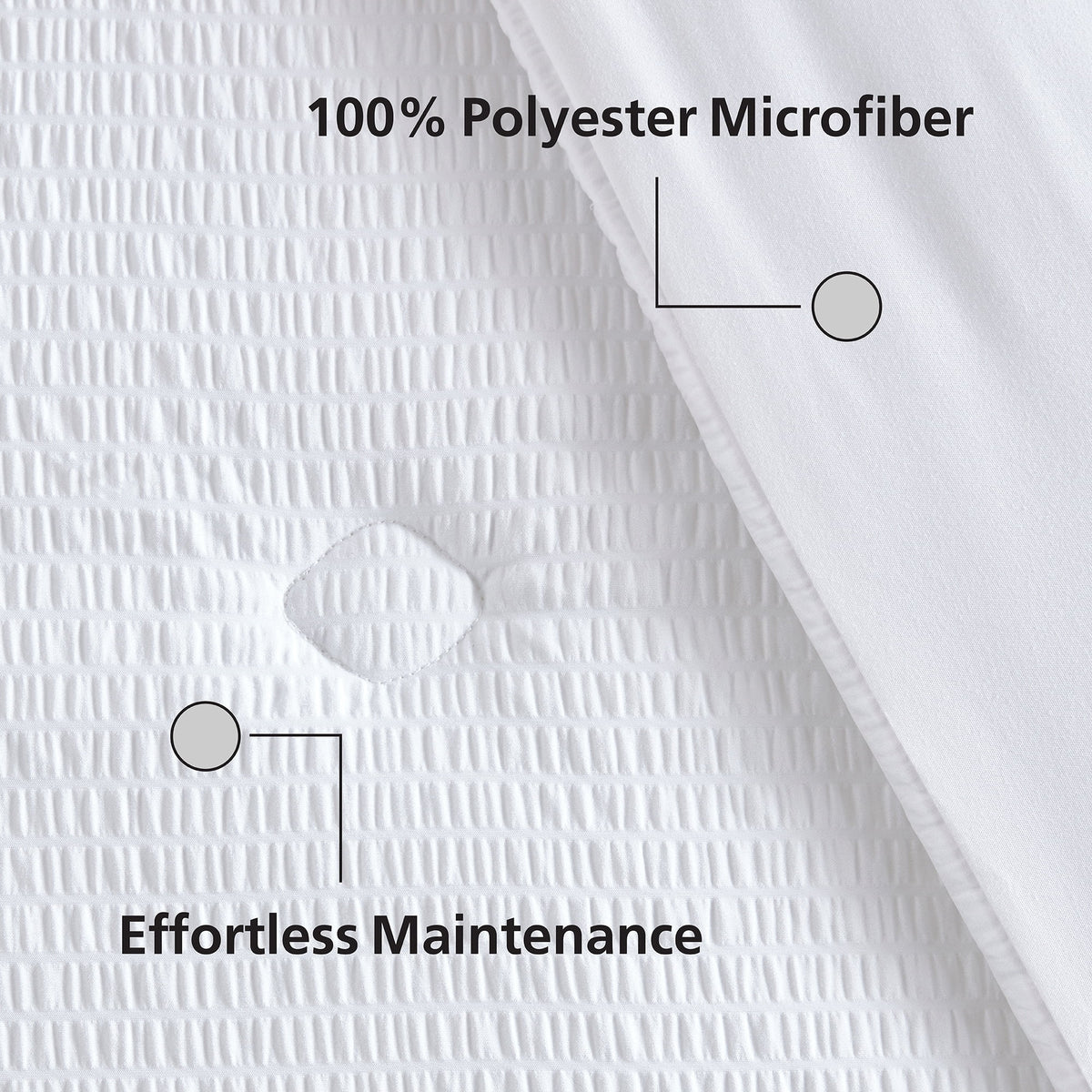 Full/Queen Comforter, Reversible Down - Waterproof Mattress