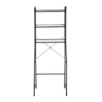 Over-the-Toilet Steel Storage Unit with - Bookcase Shelf