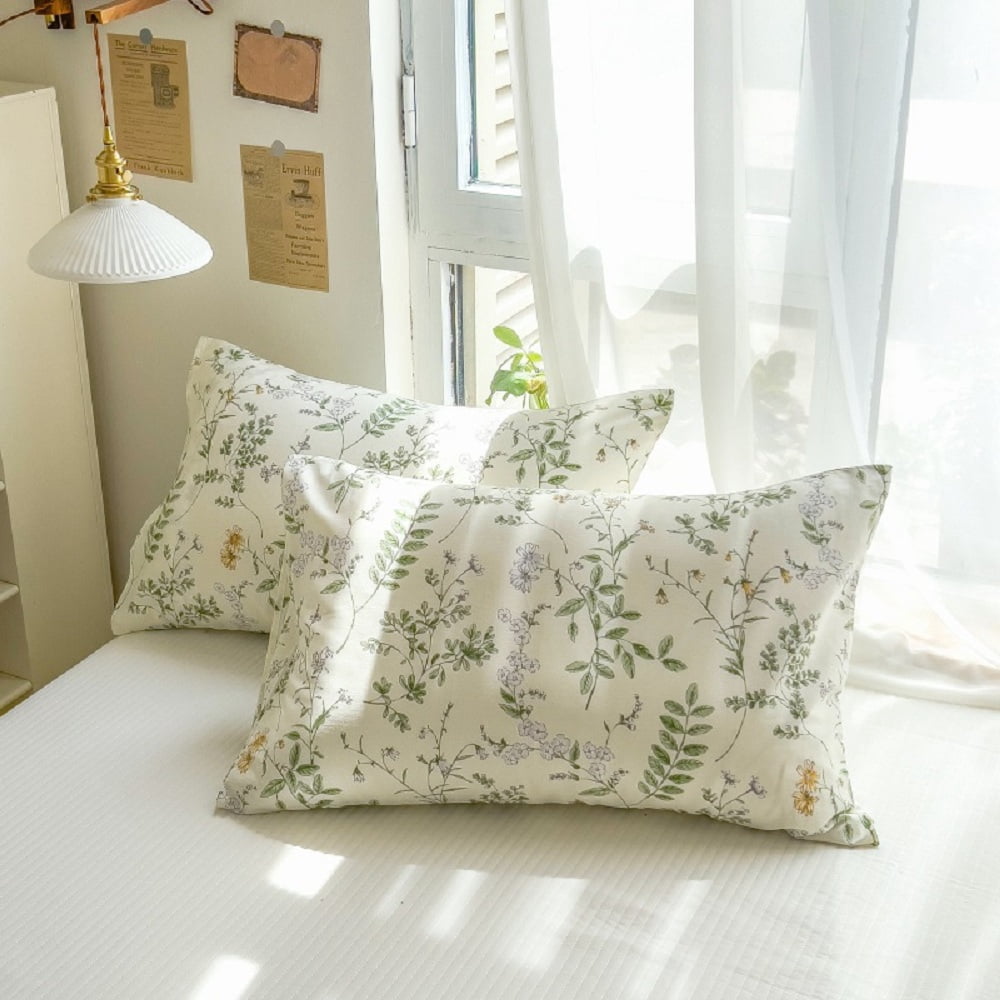 Floral Duvet Cover Queen Size 100% - Comforter Set