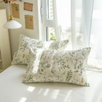 Floral Duvet Cover Queen Size 100% - Comforter Set