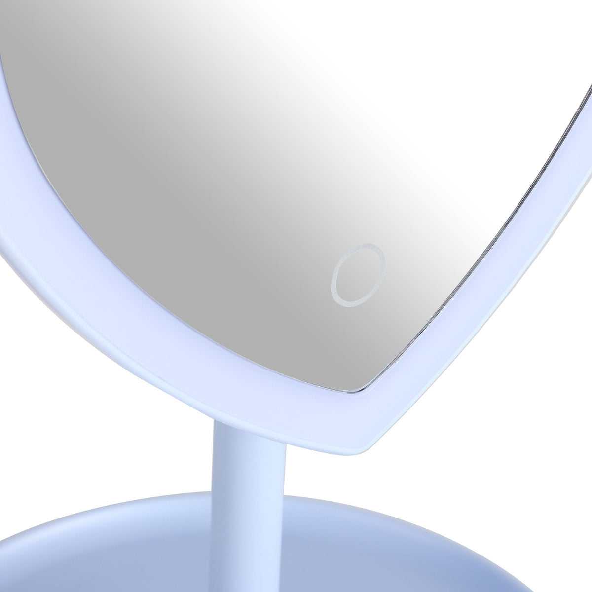 11.26" Tall Light Blue Plastic Frame - Full Length Mirror