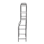 Over-the-Toilet Steel Storage Unit with - Bookcase Shelf
