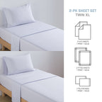 2-Pack Microfiber Sheet Set, One Print, - Soft Bed Sheet Set