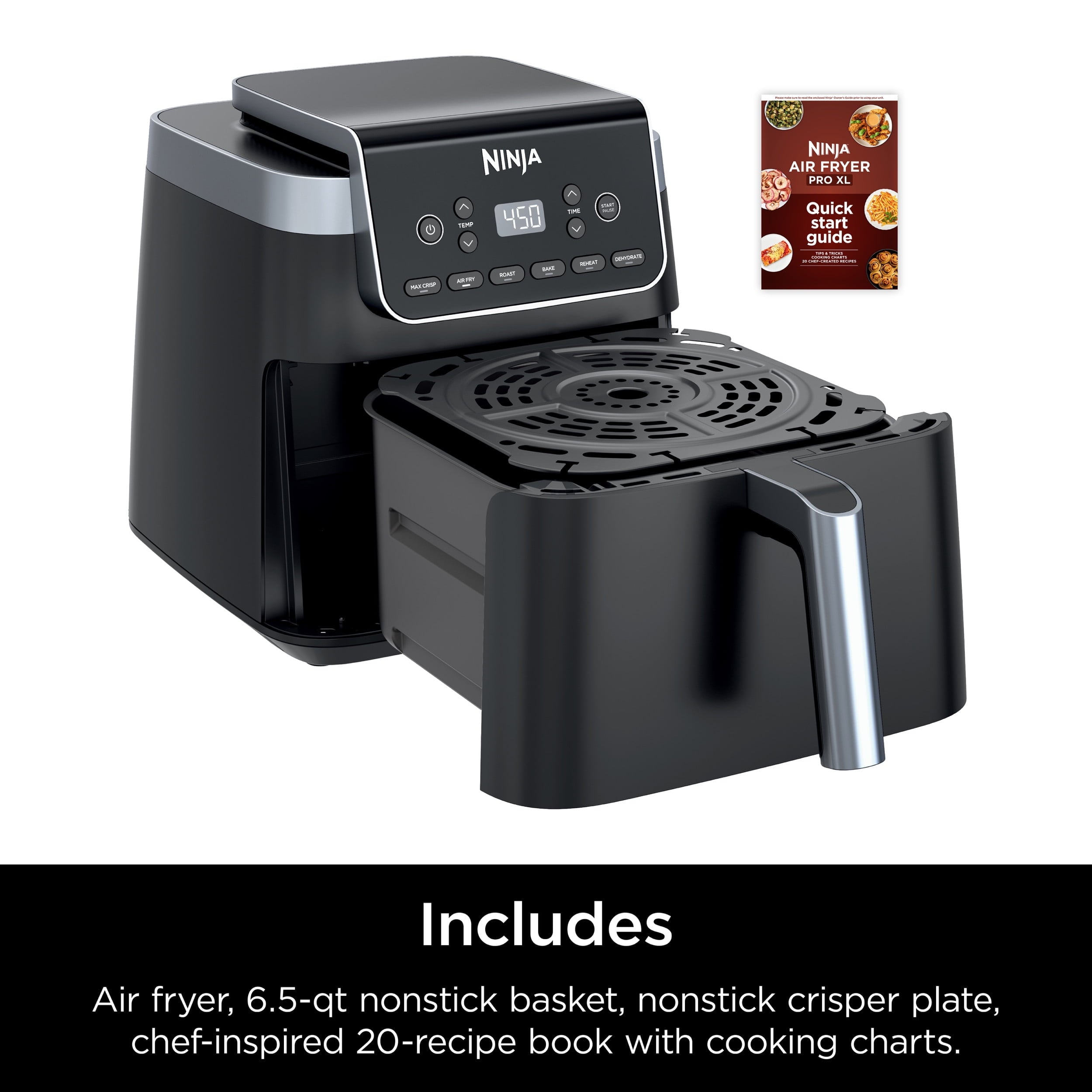 Ninja, Air Fryer, Pro XL 6-in-1 1750 - Air Fryer