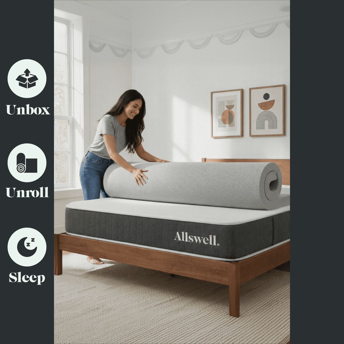2" GlacierRest® with Graphite Memory - Cooling Mattress Topper