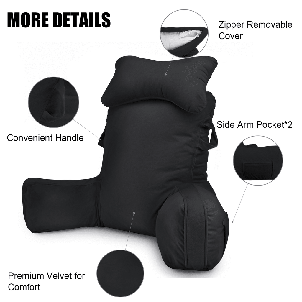 PHOGARY 31inch Reading Pillow for Bed - Reading Pillow