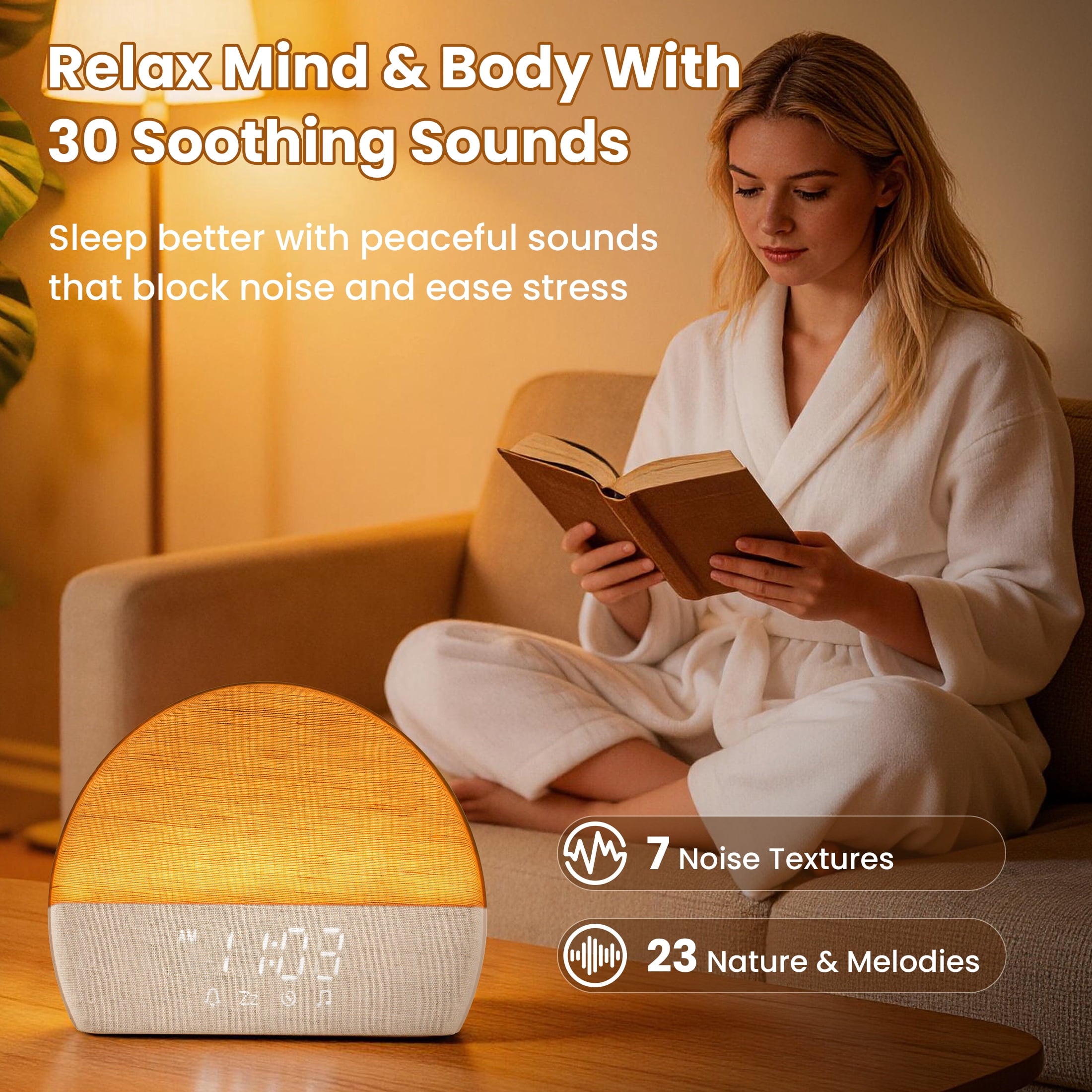 Wake up Light Sunrise Alarm Clock with - Sunrise Alarm Clock
