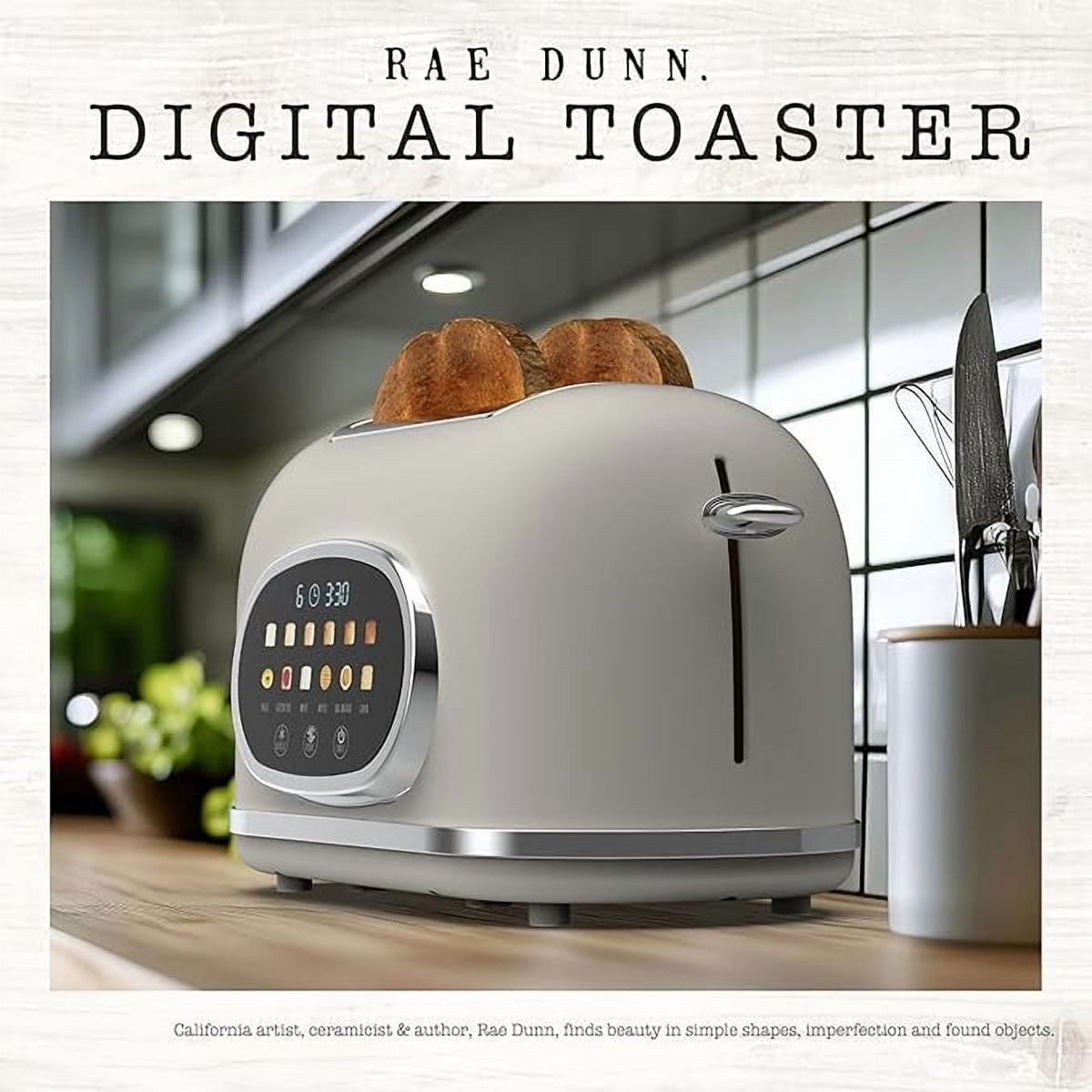 Rae Dunn Toaster, Digital Retro - Dorm Room Essentials