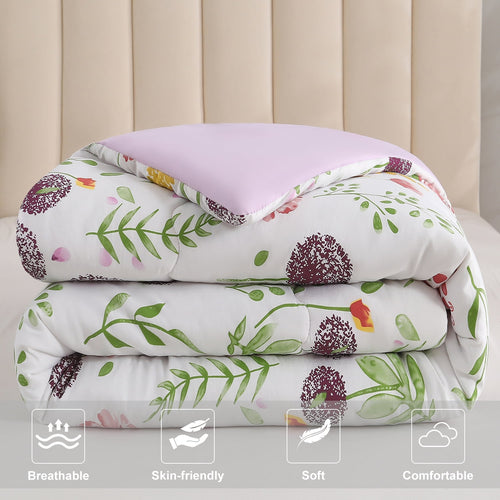 1 Piece Queen Comforter Floral - Comforter Set