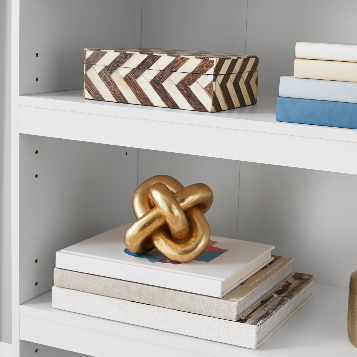 Framed 3-Shelf Bookcase with Adjustable - Bookcase Shelf