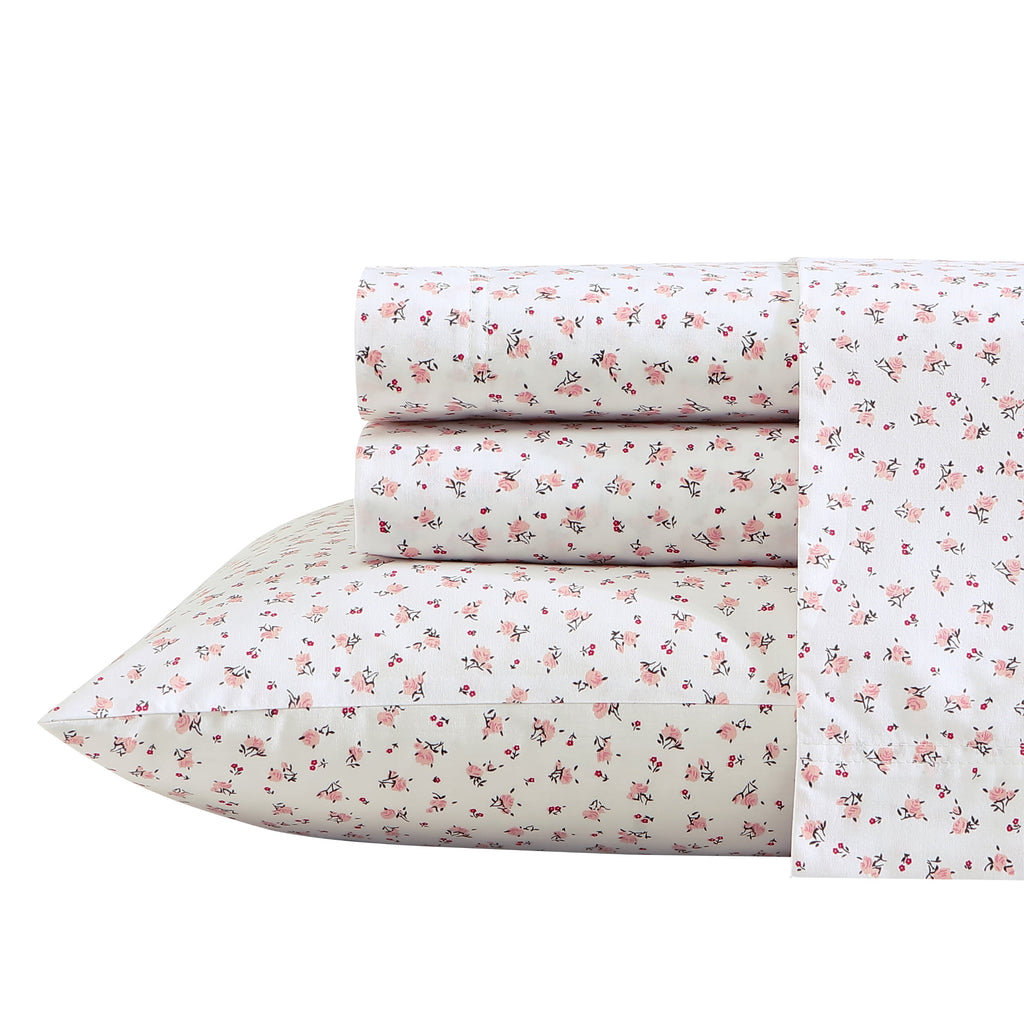 Betsey Johnson Baby Buds Pink Cotton - Soft Bed Sheet Set