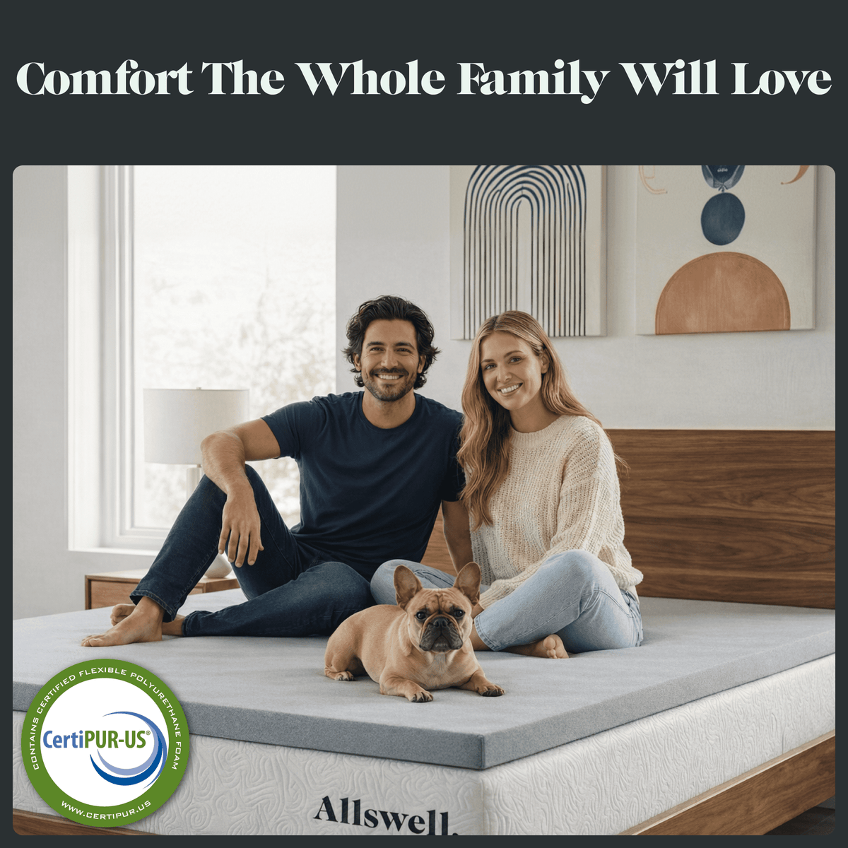 2" GlacierRest® with Graphite Memory - Cooling Mattress Topper