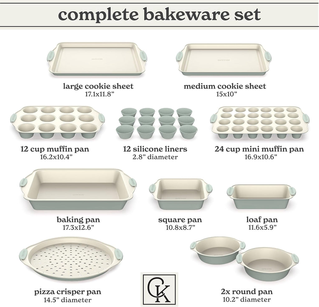 Bakeware Set, 10-Piece Nonstick - Kitchen Essentials