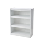 Framed 3-Shelf Bookcase with Adjustable - Bookcase Shelf