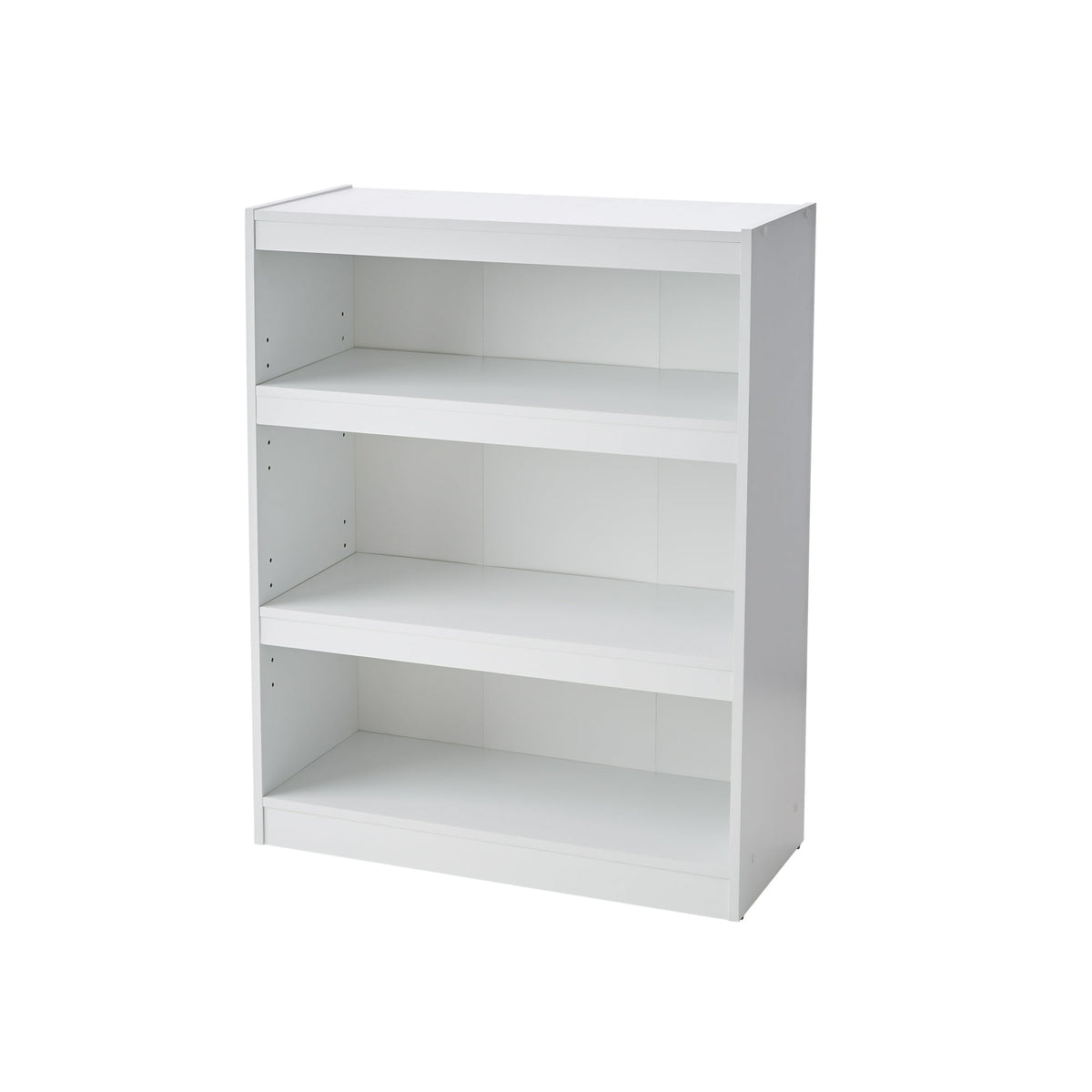 Framed 3-Shelf Bookcase with Adjustable - Bookcase Shelf