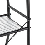 Over-the-Toilet Steel Storage Unit with - Bookcase Shelf