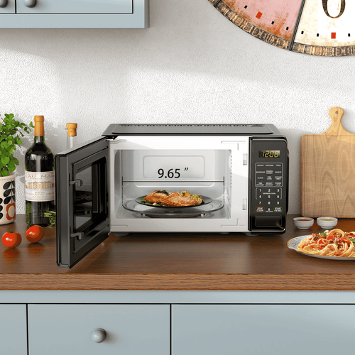 0.7 Cu ft Countertop Microwave Oven, - Dorm Room Essentials