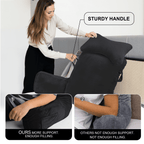 PHOGARY 31inch Reading Pillow for Bed - Reading Pillow