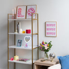 3 Pc Set Pink Western Theme Wall Art, - Dorm Room Essentials