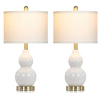 Cinkeda Double Gourd Ceramic Table - Modern Table Lamp