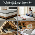 2" GlacierRest® with Graphite Memory - Cooling Mattress Topper