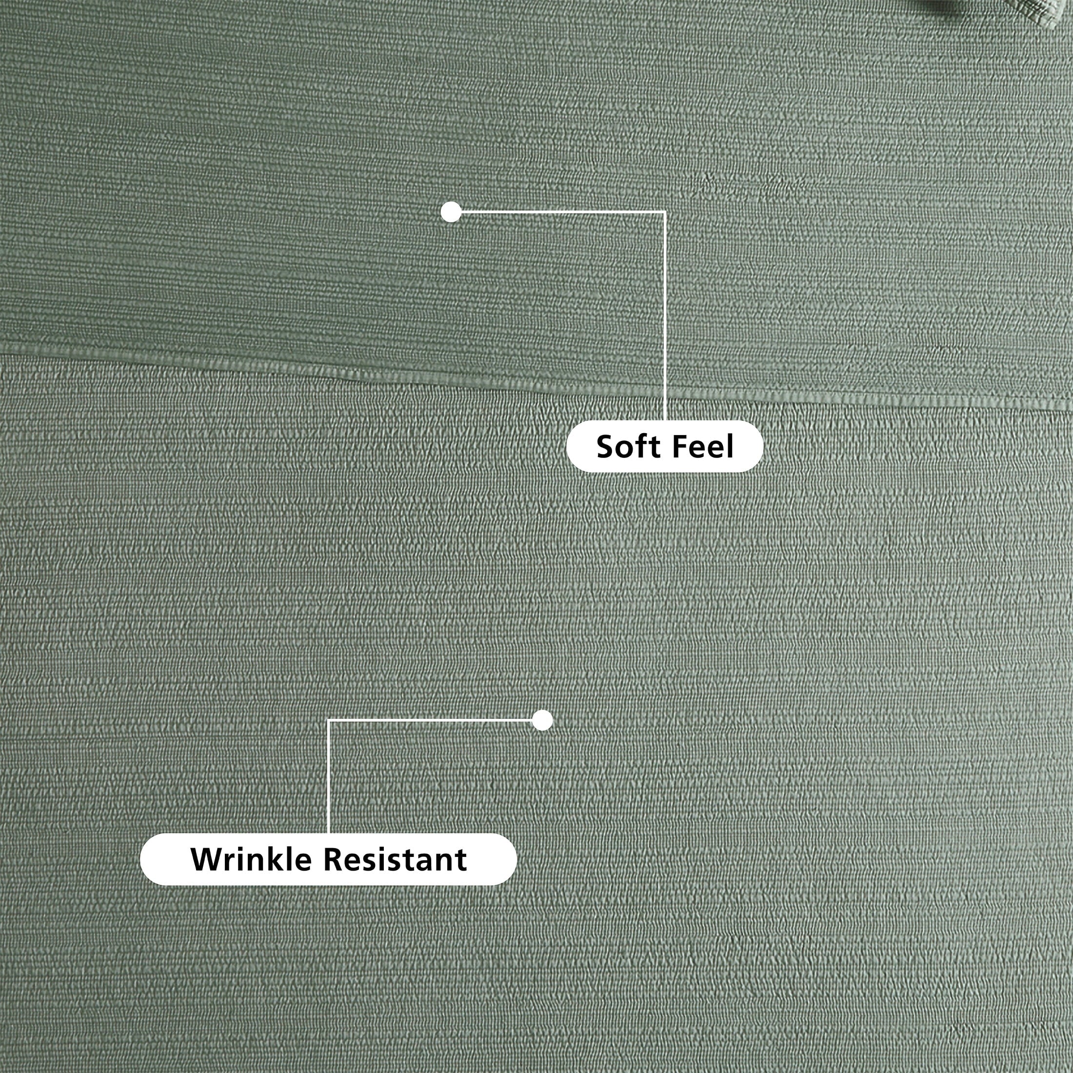 Garment Washed Stripe Quilt - Microfiber Quilt Set